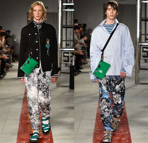 msgm 2017 spring summer mens runway looks denim jeans