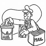 Truck Mail Coloring Pages Getcolorings Color sketch template
