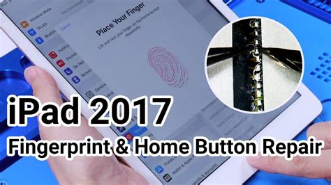 fix ipad  fingerprint  home button function ipad repair youtube