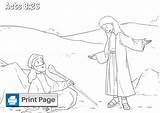 Ethiopian Philip Eunuch Printable Acts Angel sketch template