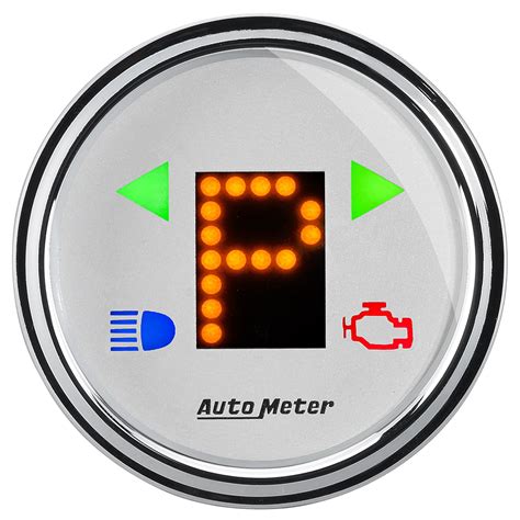 autometer  arctic white automatic transmission shift indicator walmartcom walmartcom