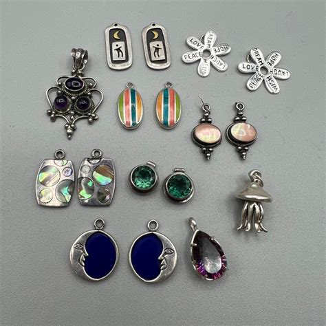 lot  sterling silver charms slocal estate auctions network