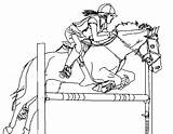 Cheval Chevaux Obstacle Saute Jumping Saut Pferde Colorier Paarden Cavalli Cavalos Springen Malvorlagen Kleurplaten Coloriages Adulte Adultos Salto Rider Springreiten sketch template