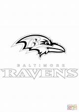 Coloring Ravens Baltimore Pages Printable Popular sketch template