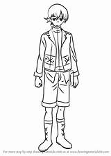 Diary Future Draw Drawing Yukiteru Amano Step Learn Getdrawings sketch template