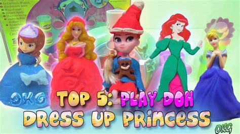 top 5 play doh dress up princess videos youtube