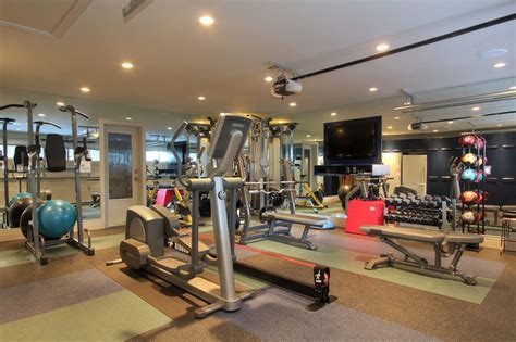 private residence kelowna bc traditional home gym