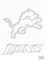 Lions Detroit Coloring Logo Pages Printable Drawing Supercoloring Colorings Dot sketch template