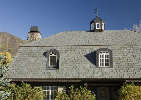 polymer composite synthetic slate and shake shingles from
