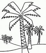 Tree Coloring Palm Pages Trees Coconut Date Drawing Outline Kids Printable Print Easy Sheet Lot Getdrawings Line Palms Beach Clipartbest sketch template