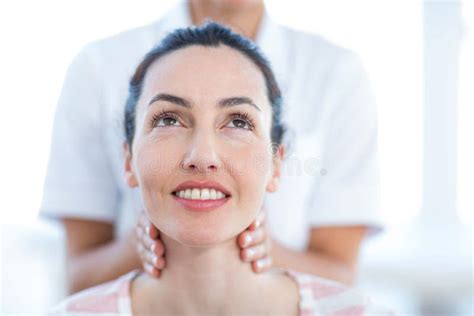 Woman Having Neck Massage Stock Image Image Of Head 53066379