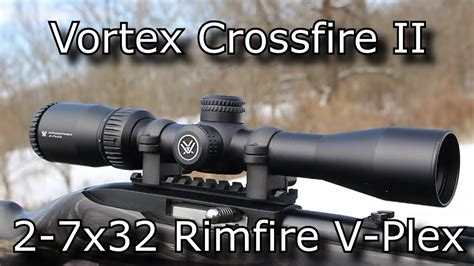 vortex crossfire ii   perfect lr scope rimfire  plex model youtube