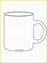 Mug Coffee Template Cup Printable Templates Coloring Drawing Hot Pages Mugs Chocolate Colouring Color Clipart Applique Cups Tea Coloringpage Patterns sketch template