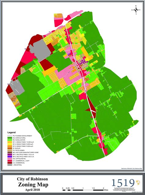 future land  map zoning ordinance  map robinson tx official