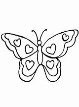 Coloring Butterflies Kids Fun Vlinder Vlinders sketch template