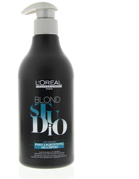 loreal blond studio post lightening shampoo ml au meilleur prix sur idealofr