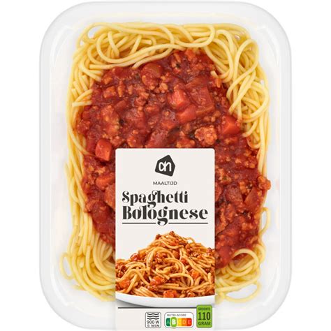 ah maaltijd spaghetti bolognese bestellen albert heijn