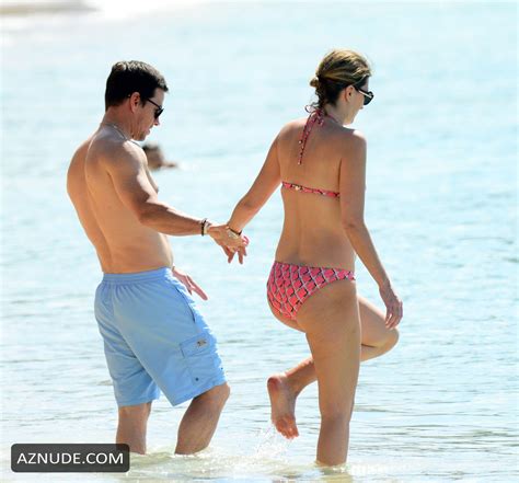 Rhea Durham Hits The Beach With Mark Wahlberg While Out In