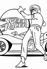 Racer Speed Pages Coloring Getcolorings Won sketch template