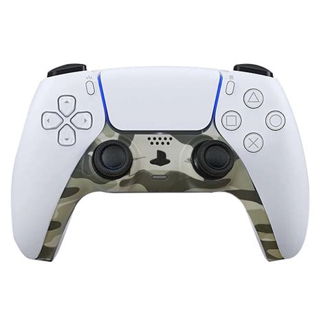 ps dualsense controller replacement front cover strip camo etsy