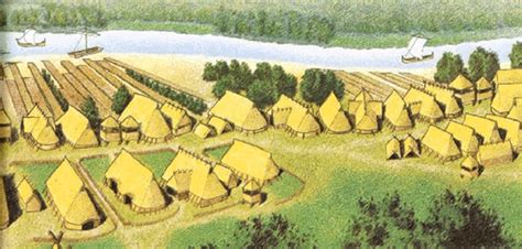 dorestad holland map landscape structure viking life early middle ages village life north