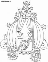Carriage Coloring Cinderella Drawing Baby Pages Getcolorings Princess Pa Paintingvalley sketch template