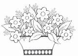 Flower Basket Obsession Impression Tara Mounted Caldwell Cling Stamp Rubber sketch template