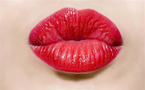Bibir Cewek Lipstik Cium Wallpaper Hd Wallpaperbetter