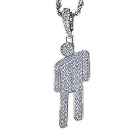 billie eilish blohsh crystal pendant necklace etsy