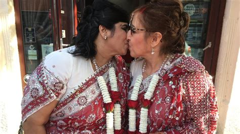 Hindu Jewish Lesbian Couple S Joy After Search For Wedding Priest Bbc