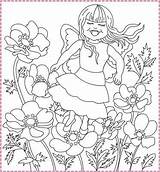 Nicole Coloring Florian Fairy Spring 2009 Created Sunday March sketch template