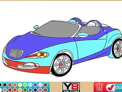 coloring  cars game play   ycom