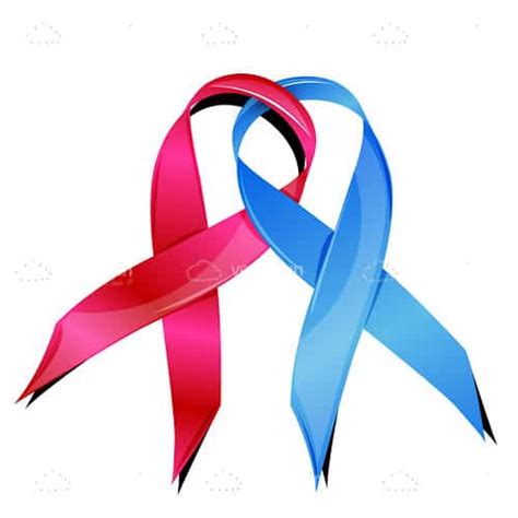 pink  blue breast cancer awareness ribbons vectorjunky  vectors icons logos