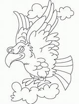 Coloring Eagle Popular sketch template