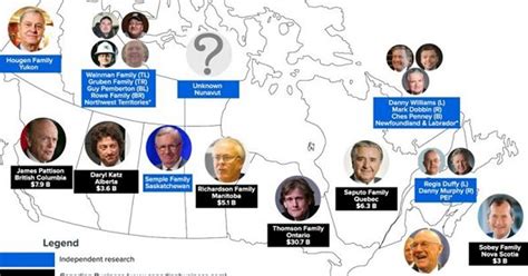 the richest people in each province and territory huffpost canada