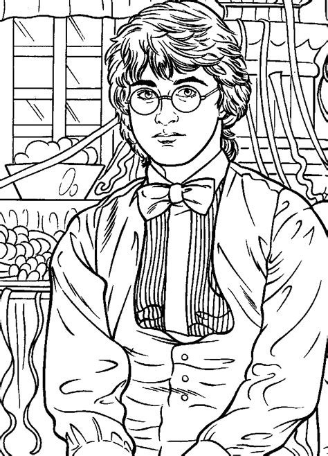 harry potter coloring page coloring pages  print harry clip art