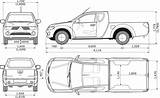 L200 Mitsubishi Cab Club Pickup 2008 Blueprints Crew Truck Car Strada Hilux Blueprint Toyota Model Vector Isuzu Vehicle Templates Ranger sketch template
