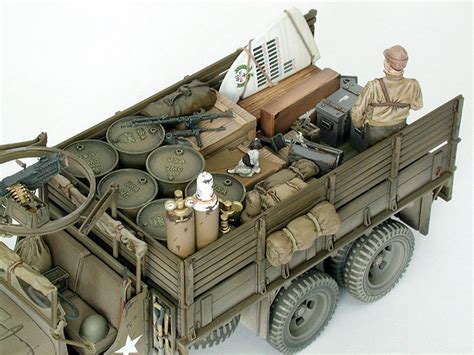 allied  ton  cargo truck tamiya  plastic model kit