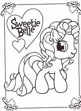 Coloring Belle Sweetie Little Pony Pages Printable Getcolorings Mlp Cartoon Getdrawings Bubakids Bloom Apple sketch template