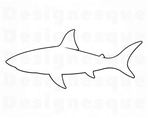 clipart shark outline clipart shark outline transparent
