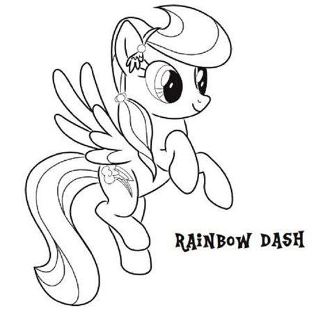 pony rainbow dash coloring pages games   pony