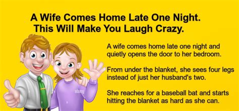 A Wife Comes Home Late One Night