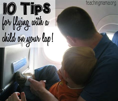tips  flying   child   lap