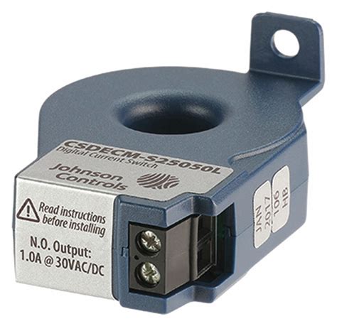 johnson controls current sensing relay  powered input  control voltage hcsdecm