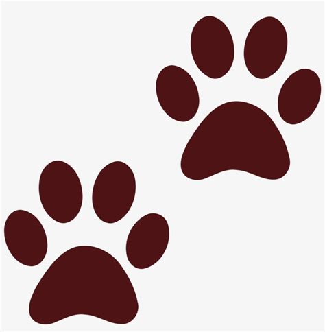 dog paw print png image simple paw print stencils transparent png