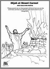 Elijah Coloring Bible Pages Carmel Activities Amazonaws S3 Mount Story sketch template