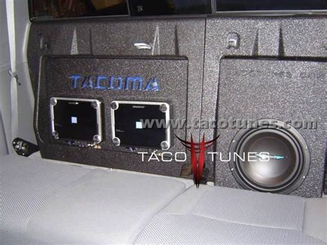 toyota tacoma stereo pictures complete audio system subwoofer amp