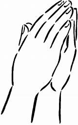 Hands Coloring Pages Praying God Pair Color Printables Template sketch template