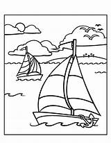 Coloring Pages Elementary Sailboat Students Summer Kids School Boat Sheets Colorat Cu Vara Printable Color Planse Beach Anotimpul Getcolorings Cliparts sketch template
