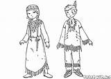Americani Bambini Enfants Colorare Kinder Disegni Dzieci Traditionnel Cinesi Colouring Américains Malvorlagen Amerikanische Costumes Afrikanische Chinois Russes Traditioneller Africani Colorkid sketch template